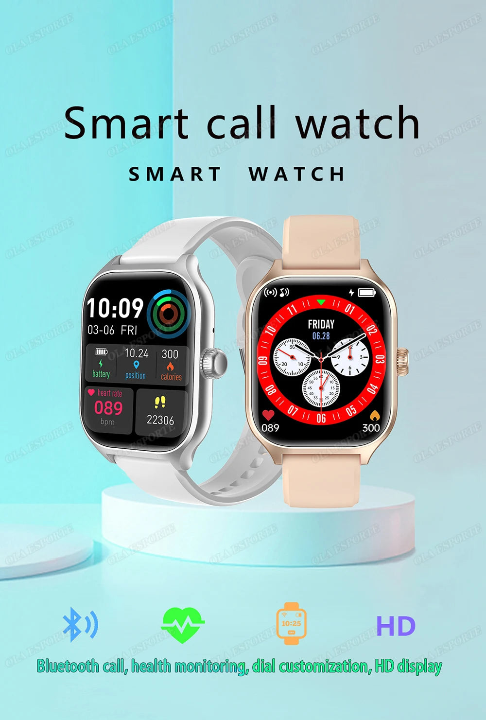 SmartWatch L16 Android & IOS