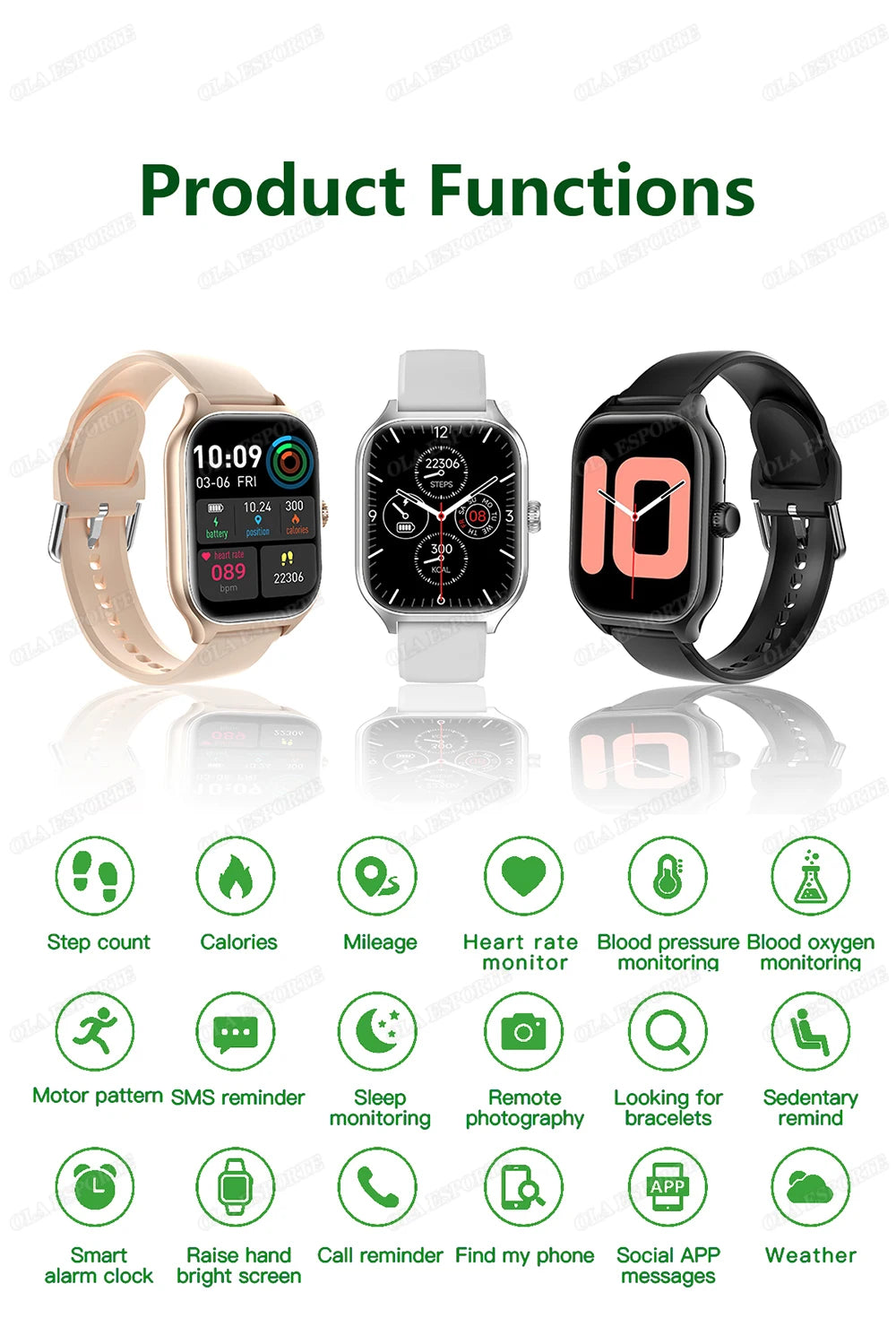 SmartWatch L16 Android & IOS